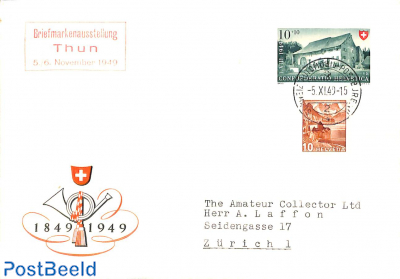 Letter from Thun to Zürich
