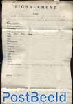 Letter (Opsporingsbevel, Wanted person letter) from Leeuwarden to Buitenpost