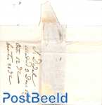 Folded cover to Amsterdam with an Amsterdam mark and December 1829 mark