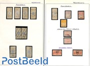 Collection with different type of Fiscal seals, see 4 pictures