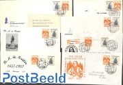7 diff. FDC covers De Ruytertentoonstelling