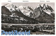 Postcard with prom. postmark Olympic winter games Garmisch Partenkirchen