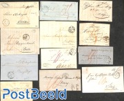 Lot with 41 pre-stamp period covers, see 4 pictures